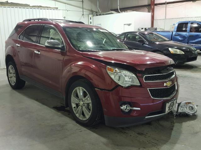 2GNFLHE39E6212114 - 2014 CHEVROLET EQUINOX LT RED photo 1