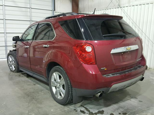 2GNFLHE39E6212114 - 2014 CHEVROLET EQUINOX LT RED photo 3