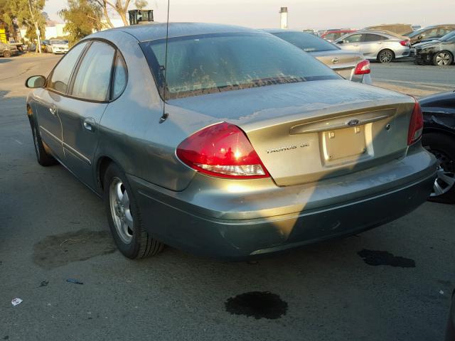 1FAFP53U65A254062 - 2005 FORD TAURUS SE GREEN photo 3