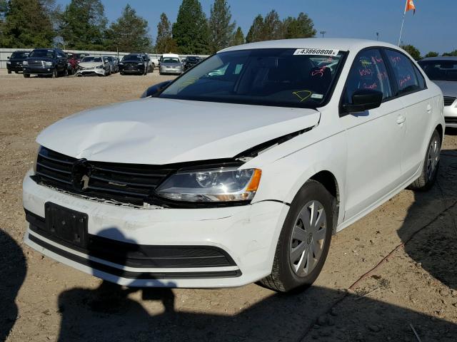 3VW2K7AJ2FM424205 - 2015 VOLKSWAGEN JETTA BASE 白色 照片 2