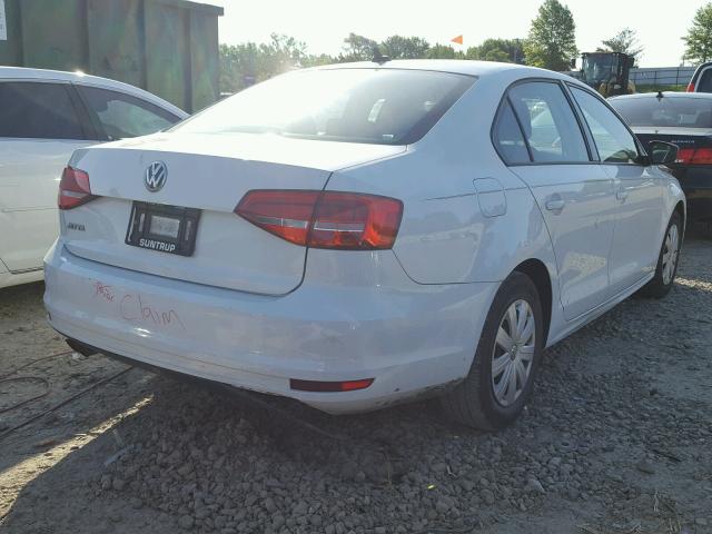 3VW2K7AJ2FM424205 - 2015 VOLKSWAGEN JETTA BASE 白色 照片 4