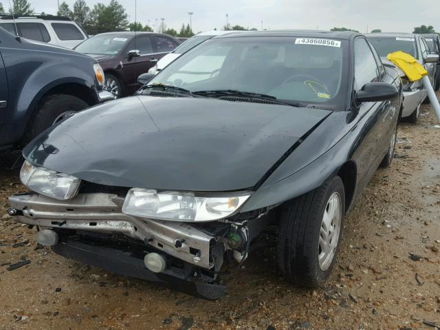 1G8ZY1278XZ210555 - 1999 SATURN SC2 GREEN photo 2