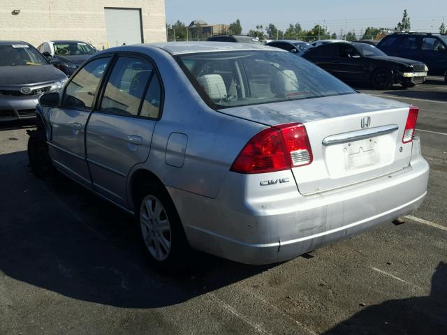 2HGES26773H608311 - 2003 HONDA CIVIC EX SILVER photo 3