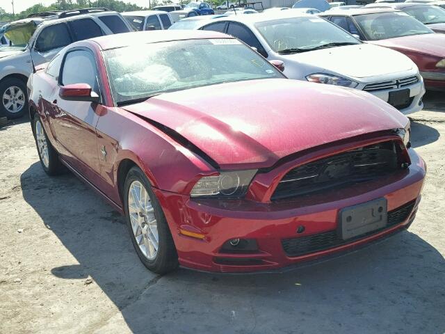 1ZVBP8AM6E5321018 - 2014 FORD MUSTANG RED photo 1