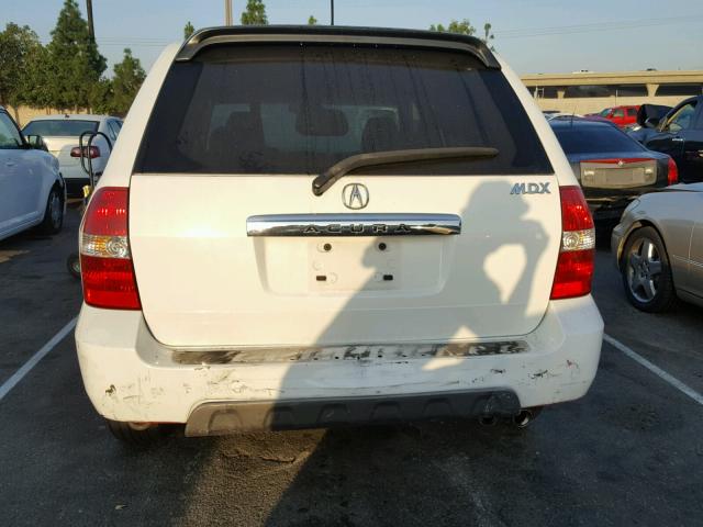 2HNYD18633H513470 - 2003 ACURA MDX TOURIN WHITE photo 9