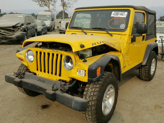 1J4FA69S74P704539 - 2004 JEEP WRANGLER / YELLOW photo 2