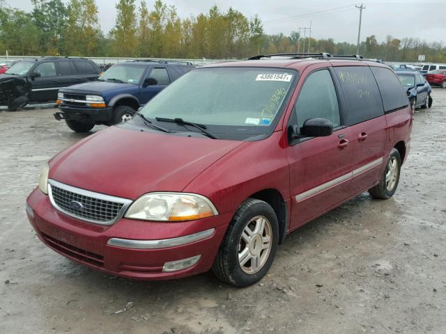 2FMZA52493BB95001 - 2003 FORD WINDSTAR S BURGUNDY photo 2