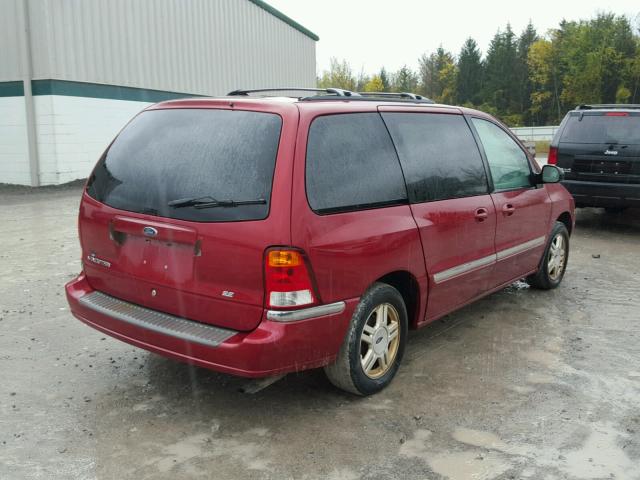 2FMZA52493BB95001 - 2003 FORD WINDSTAR S BURGUNDY photo 4