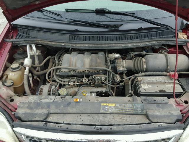 2FMZA52493BB95001 - 2003 FORD WINDSTAR S BURGUNDY photo 7