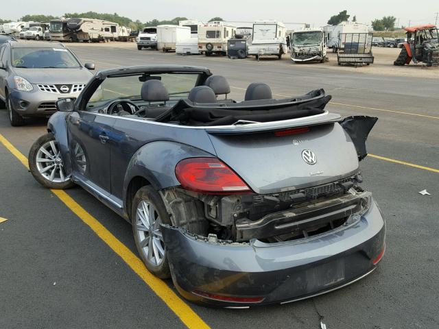 3VW517AT9HM802895 - 2017 VOLKSWAGEN BEETLE S/S 灰色 照片 3