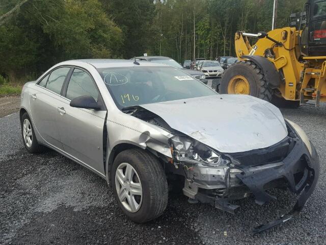 1G2ZF57B584178747 - 2008 PONTIAC G6 VALUE L SILVER photo 1