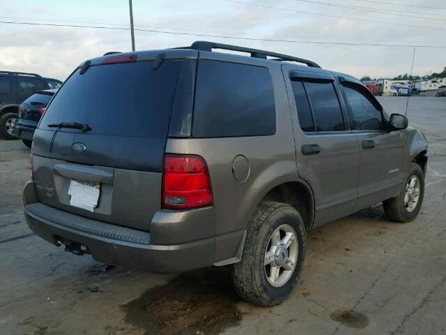 1FMZU63K14UA72654 - 2004 FORD EXPLORER X GRAY photo 4