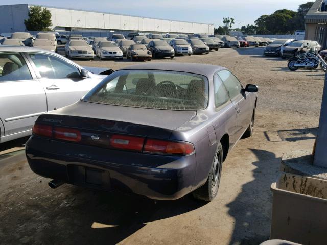 JN1AS44D1SW011918 - 1995 NISSAN 240SX BASE BLUE photo 4