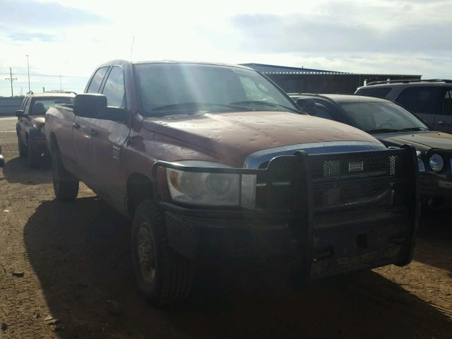 3D7KS28A07G818075 - 2007 DODGE RAM 2500 S მუქწითელი ფოტო 1