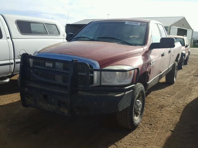 3D7KS28A07G818075 - 2007 DODGE RAM 2500 S მუქწითელი ფოტო 2