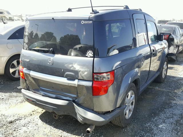 5J6YH2H78AL006910 - 2010 HONDA ELEMENT EX GRAY photo 4