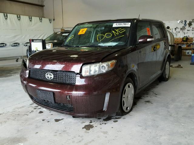 JTLKE50E181030461 - 2008 TOYOTA SCION XB 栗色 照片 4