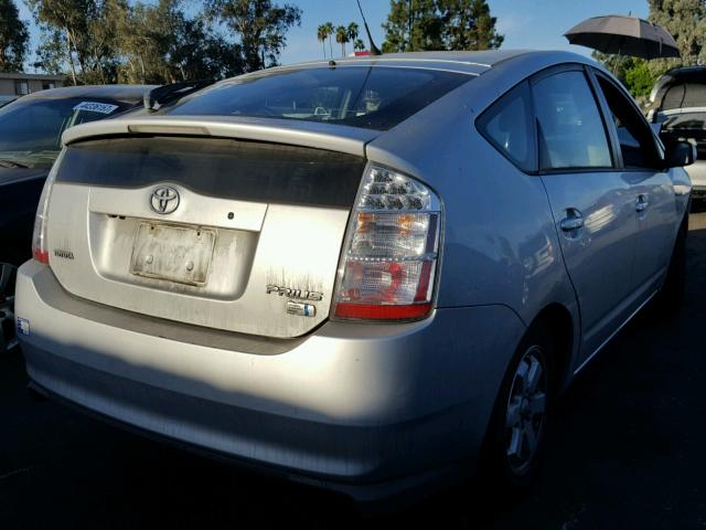 JTDKB20U783303112 - 2008 TOYOTA PRIUS SILVER photo 4