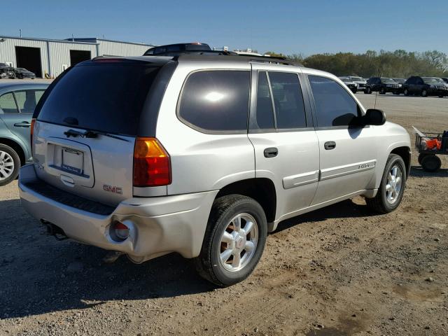 1GKDT13S642256427 - 2004 GMC ENVOY SILVER photo 4