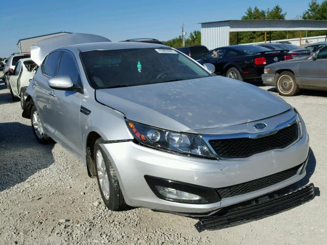 KNAGM4A72D5299728 - 2013 KIA OPTIMA LX SILVER photo 1