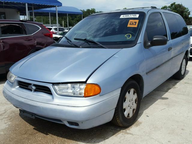 2FMZA5141WBE14930 - 1998 FORD WINDSTAR W BLUE photo 2