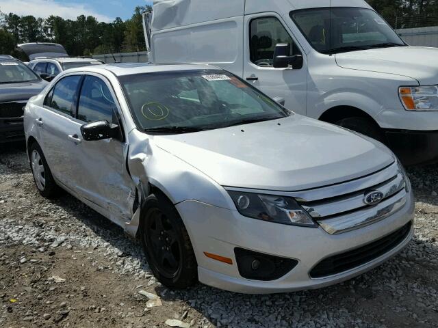 3FAHP0HA6BR341777 - 2011 FORD FUSION SE SILVER photo 1