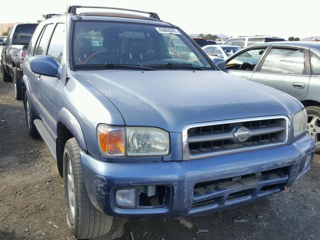 JN8DR07Y51W530714 - 2001 NISSAN PATHFINDER BLUE photo 1