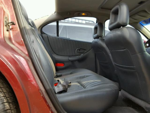 1G2WP52KXYF209096 - 2000 PONTIAC GRAND PRIX Темно-червоний фото 6
