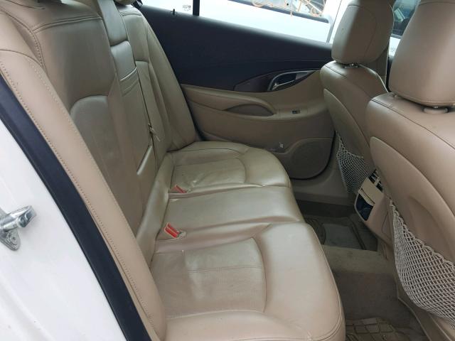 1G4GJ5E35CF158715 - 2012 BUICK LACROSSE T WHITE photo 6