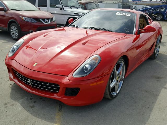 ZFFFC60A780157969 - 2008 FERRARI 599 GTB FI RED photo 2