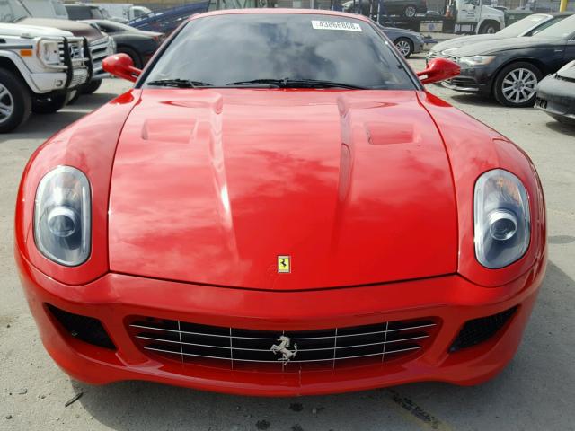 ZFFFC60A780157969 - 2008 FERRARI 599 GTB FI RED photo 9