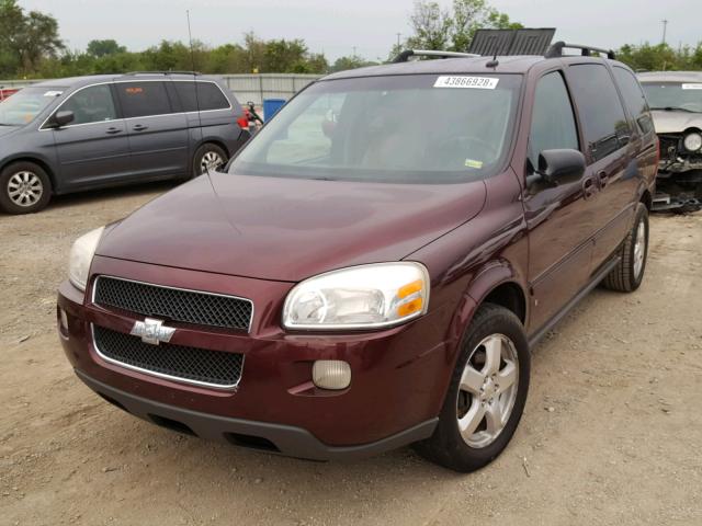 1GNDV33WX7D165598 - 2007 CHEVROLET UPLANDER L 栗色 照片 2
