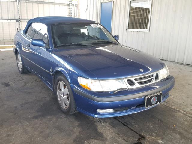 YS3DF75K037003620 - 2003 SAAB 9-3 SE BLUE photo 1