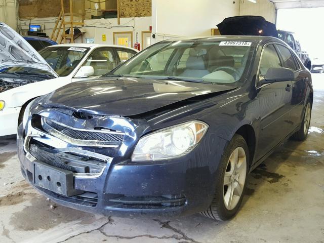 1G1ZB5EB2A4129921 - 2010 CHEVROLET MALIBU LS ლურჯი ფოტო 2
