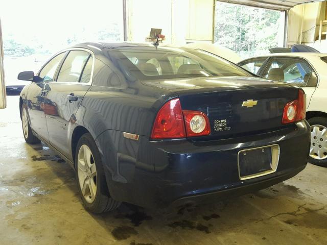 1G1ZB5EB2A4129921 - 2010 CHEVROLET MALIBU LS ლურჯი ფოტო 3