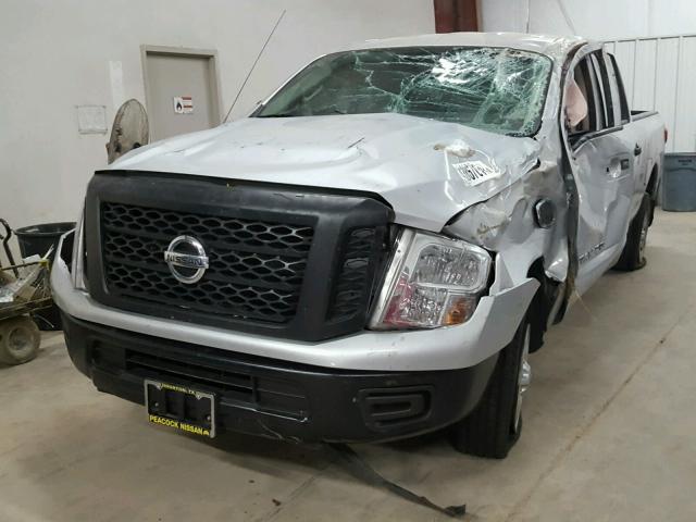 1N6BA1F35HN570231 - 2017 NISSAN TITAN XD S SILVER photo 2