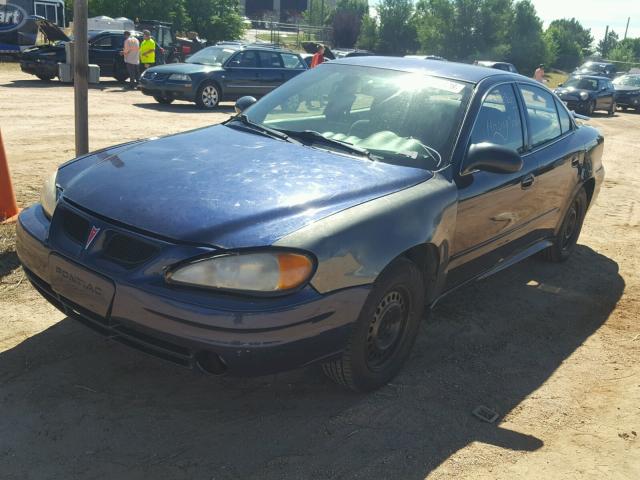 1G2NE52F64M658527 - 2004 PONTIAC GRAND AM S ლურჯი ფოტო 2