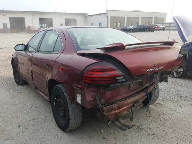 1G2NF52F92C220746 - 2002 PONTIAC GRAND AM S Bordo foto 3
