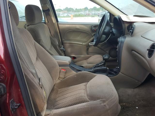 1G2NF52F92C220746 - 2002 PONTIAC GRAND AM S Bordo foto 5