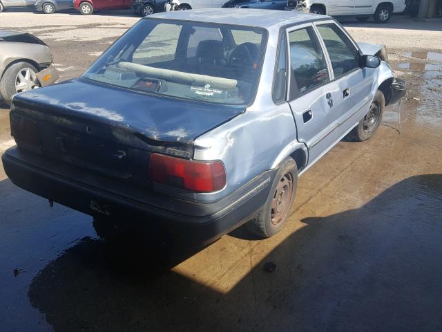 1Y1SK5469MZ066252 - 1991 GEO PRIZM BASE ლურჯი ფოტო 4
