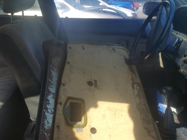 1Y1SK5469MZ066252 - 1991 GEO PRIZM BASE ლურჯი ფოტო 5