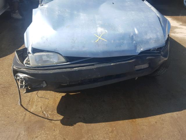 1Y1SK5469MZ066252 - 1991 GEO PRIZM BASE ლურჯი ფოტო 9