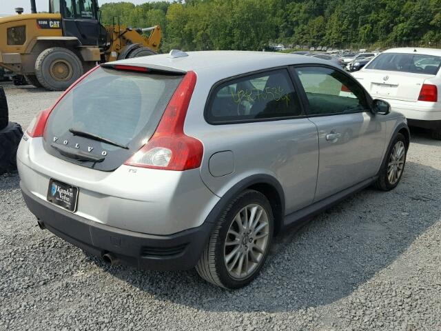 YV1672MK2A2184354 - 2010 VOLVO C30 T5 SILVER photo 4