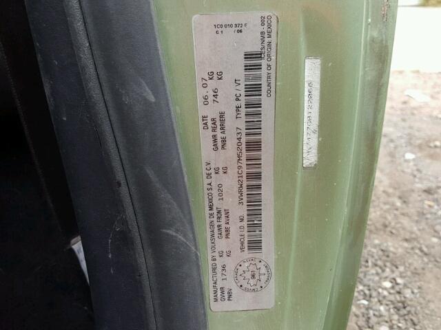 3VWRW21C97M520437 - 2007 VOLKSWAGEN NEW BEETLE Yaşıl foto 10