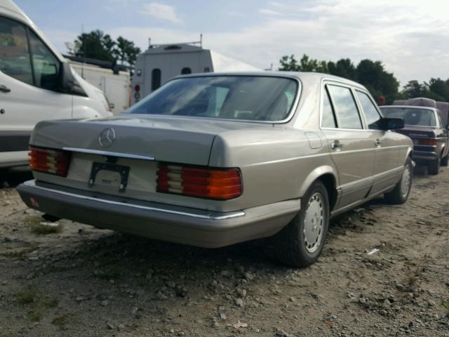 WDBCA39E5LA512327 - 1990 MERCEDES-BENZ 560 SEL BEIGE photo 4