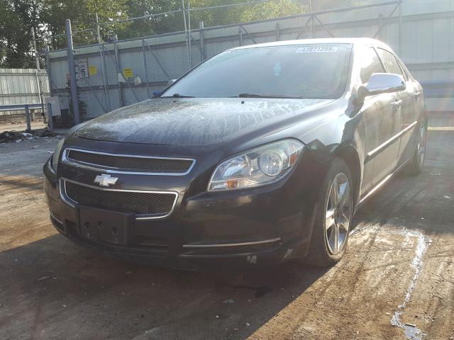 1G1ZC5EB2AF136675 - 2010 CHEVROLET MALIBU 1LT შავი ფოტო 2