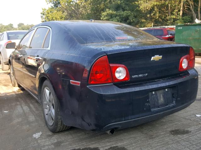 1G1ZC5EB2AF136675 - 2010 CHEVROLET MALIBU 1LT შავი ფოტო 3