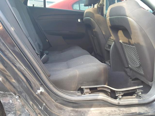 1G1ZC5EB2AF136675 - 2010 CHEVROLET MALIBU 1LT შავი ფოტო 6