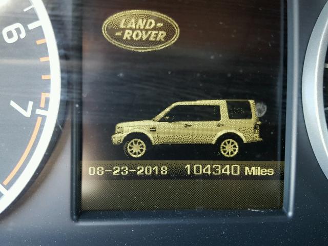 SALAG2D44BA558478 - 2011 LAND ROVER LR4 HSE WHITE photo 8