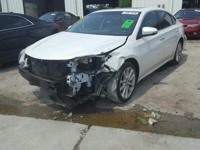 4T1BK1EBXDU008507 - 2013 TOYOTA AVALON BAS WHITE photo 2